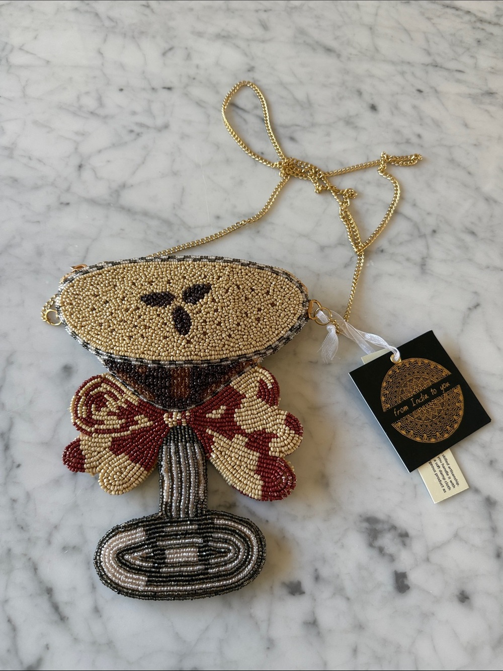 Espresso martini cocktail purse. NWT. Great Gift!
